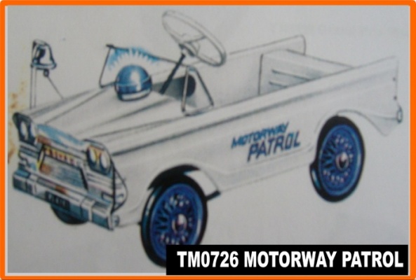 TRIANG T45 MOTORWAY PATROL PEDAL CAR PARTS